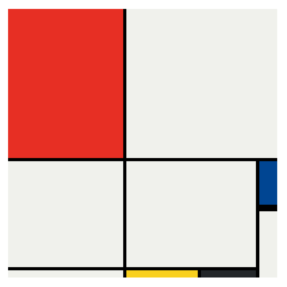 Mondrian painting screenshot